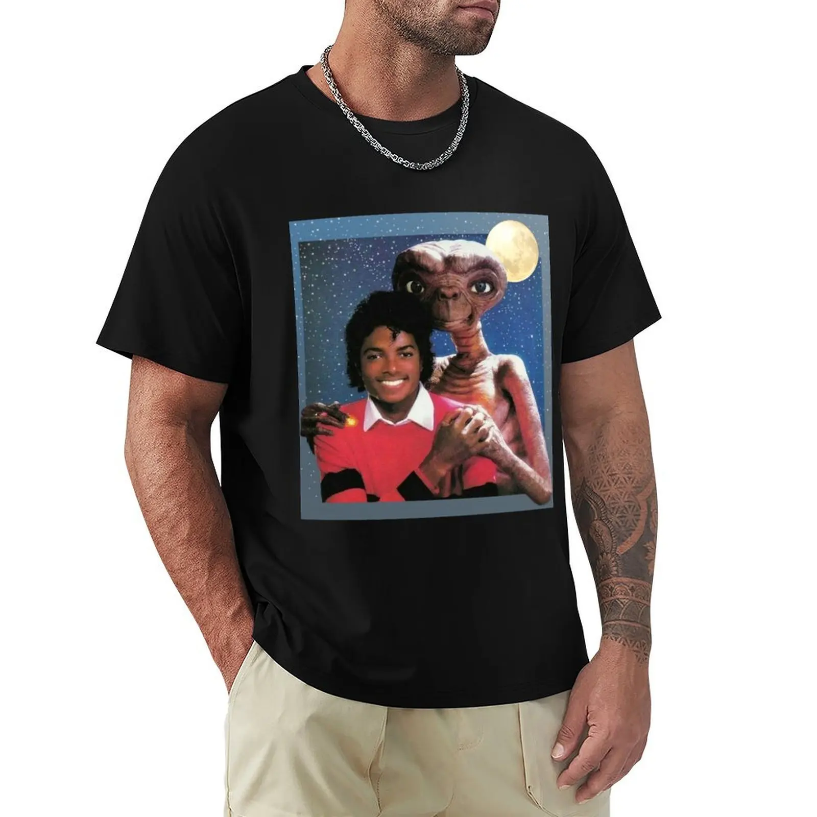 

Michael and E.T Best Friends for Life T-Shirt clothes shirts graphic tees anime tshirt cotton t shirt men