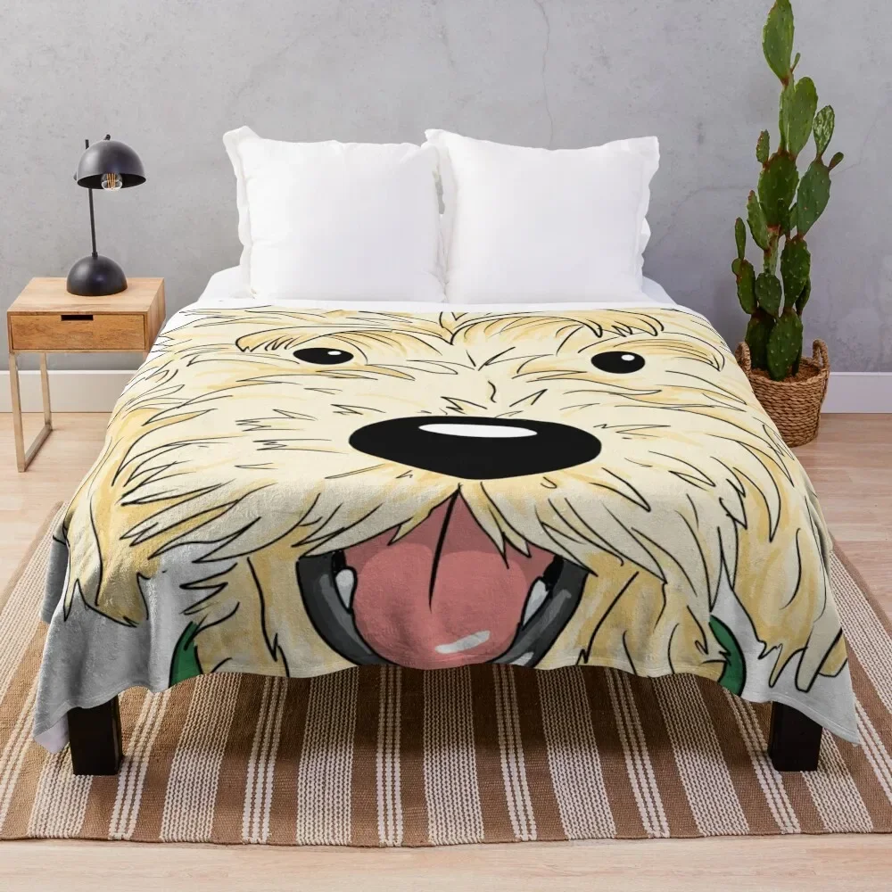 the friendly Golden Doodle Throw Blanket Nap warm for winter Blankets