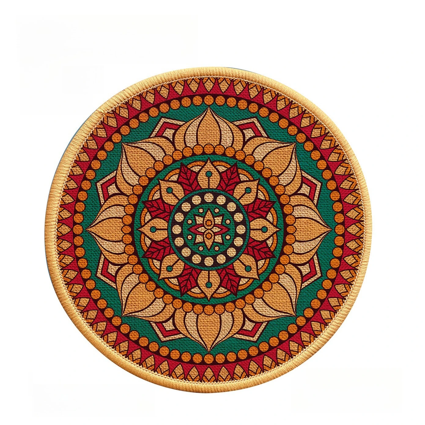 

Mandala ethnic style non-slip door mat round living room bedroom decoration chair floor mat home decoration bathroom carpet