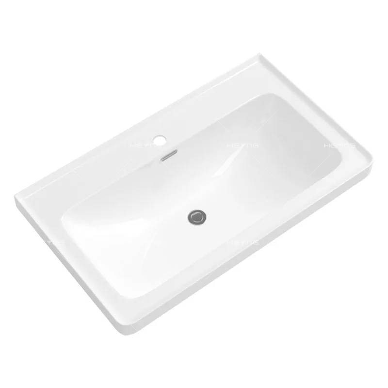 Ceramic wash basin 17CM deep basin bile ocean four sides water retaining sink  toilet bathroom counter