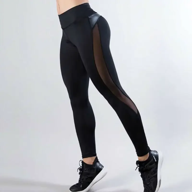 Ladies Black High Waisted GYM Joggers Sports Fitness Seamless Leggings Yoga Pants For Women Girls Energy Tights Trainning Wear