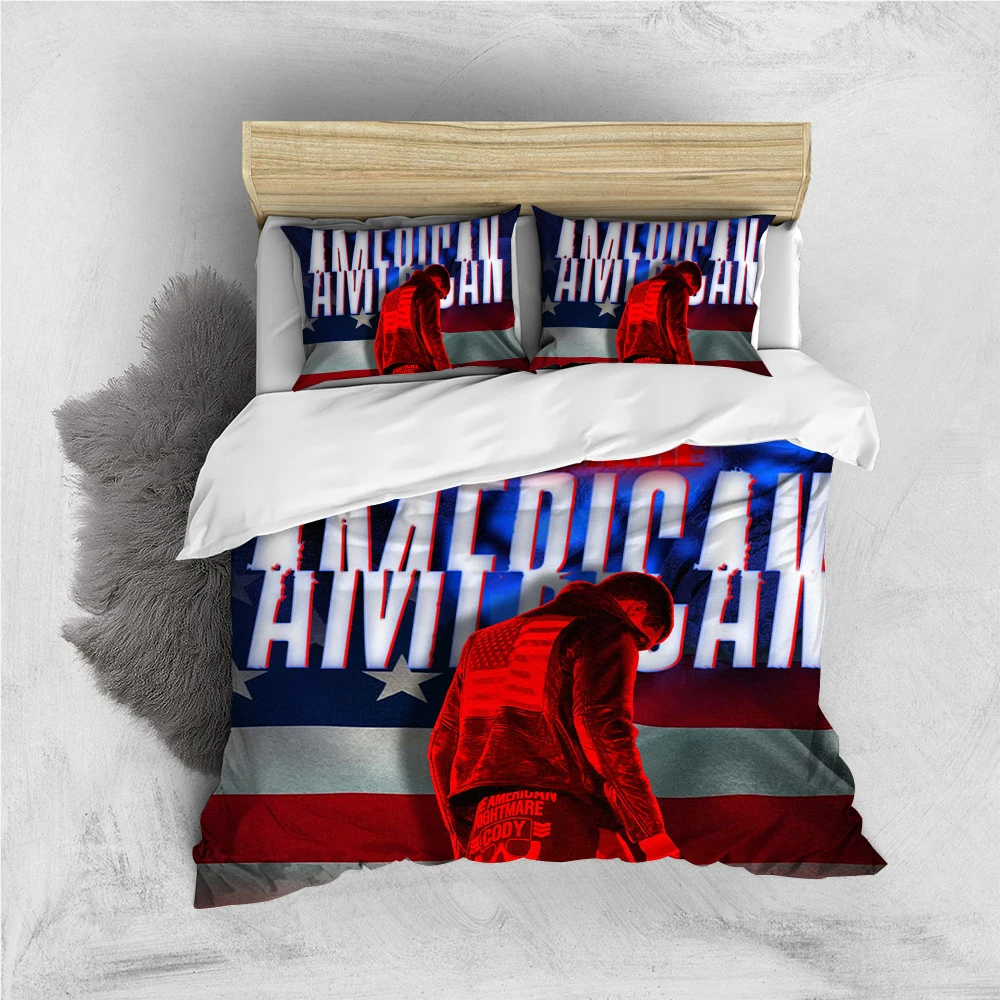 

American Nightmare C-Cody Rhodes Duvet Cover Set Home Style Bedding Soft Laundry Cotton Bed 3 Piece Set Student Dormitory Gift