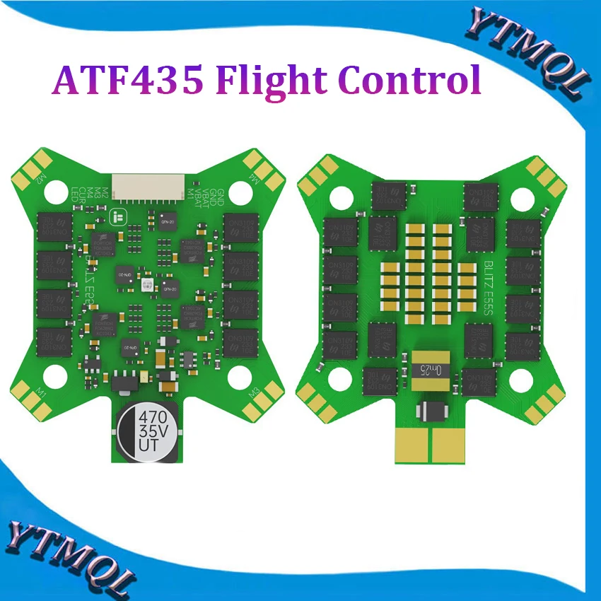 Imagem -05 - Pilha de Controle de Voo para Drone de Corrida Fpv Iflight Blitz Atf435 55a Saída de Comutação E55s 55a em 26s Esc