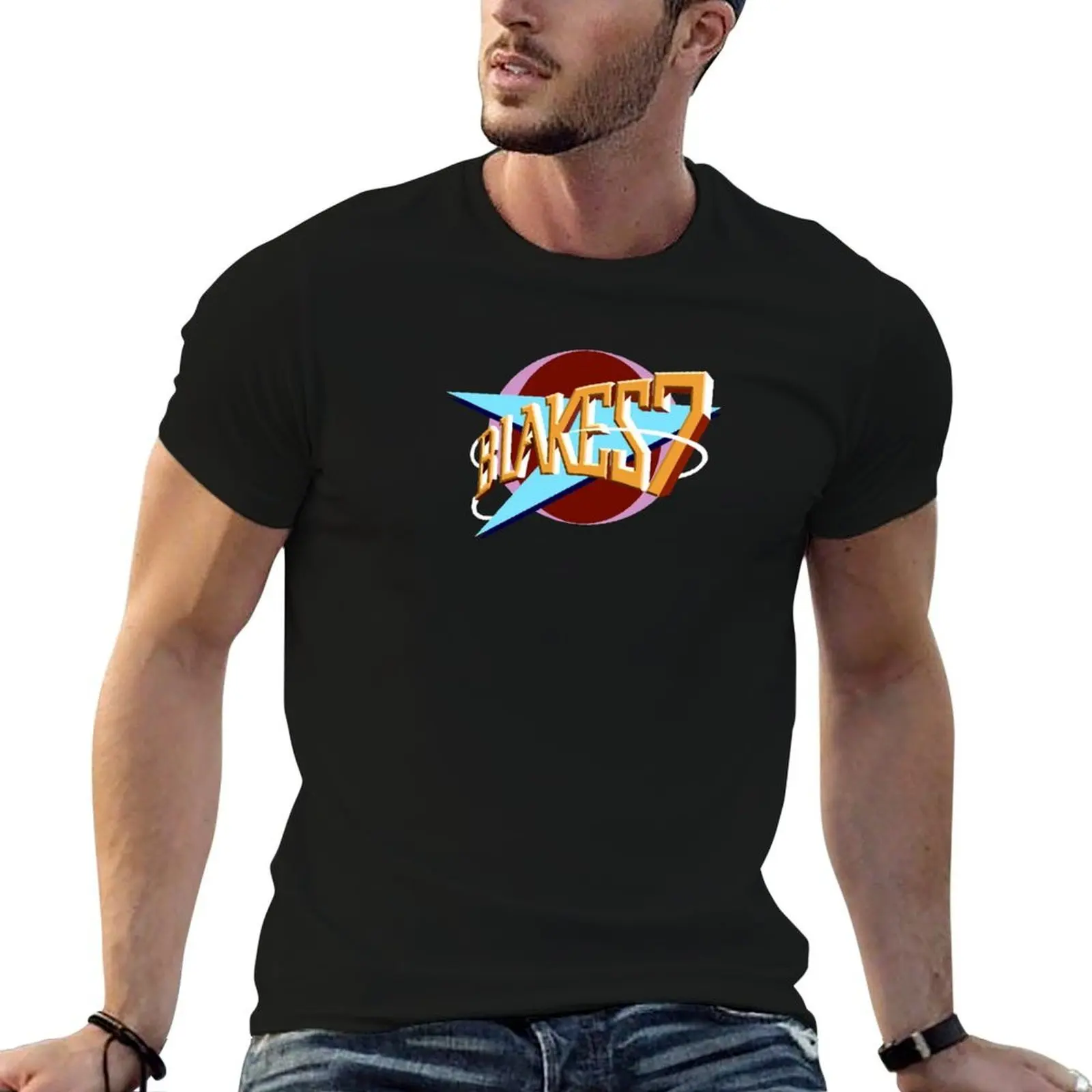 

Blakes 7 Logo Classic T-Shirt man t shirts for men casual anime t shirts for man man t shirt graphic T-Shirt