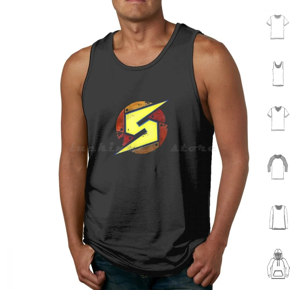 Samus Logo Tank Tops Print Cotton Metroid Screwattack Logo Samus Samus Aran Nerd Geek 90S 80S Symbol Gameboy Snes Retro