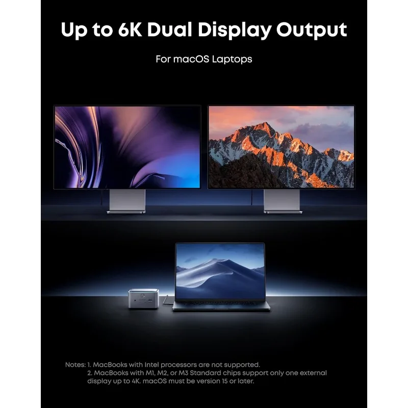 محطة إرساء Prime TB5، قاعدة Thunderbolt 14 في 1 مع نقل أقصى 120 جيجابت في الثانية، قاعدة Thunderbolt مع شحن أقصى 140 وات،