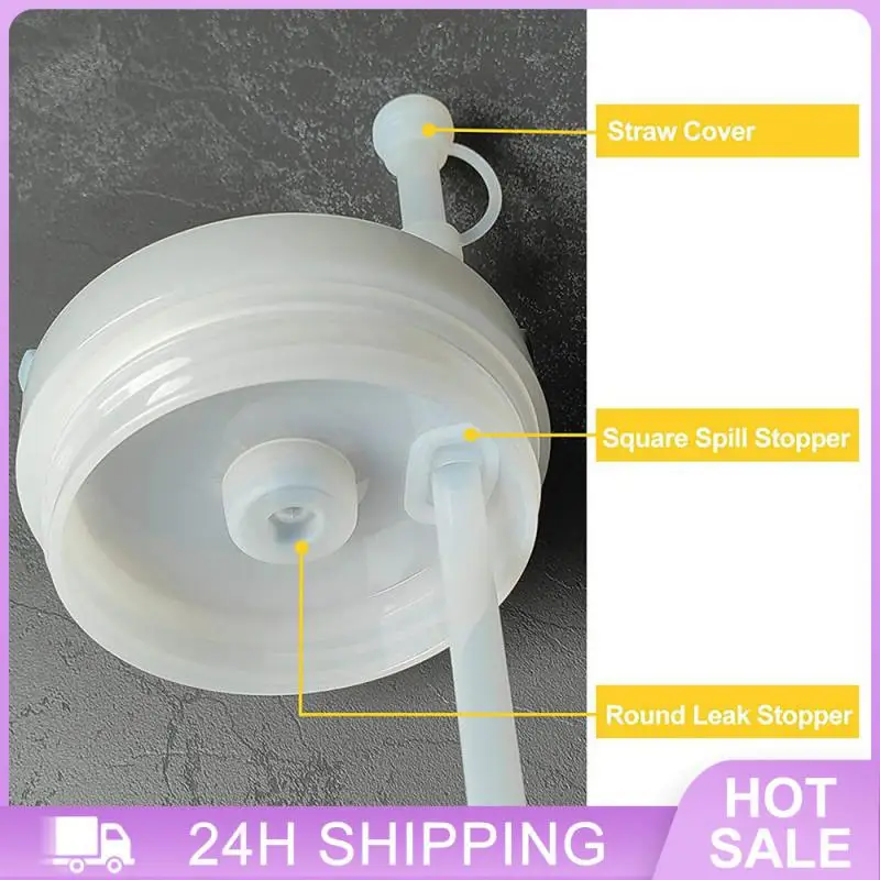 غطاء سدادة فتحة قش سيليكون ، سدادة فنجان النبيذ ، قش البيرة