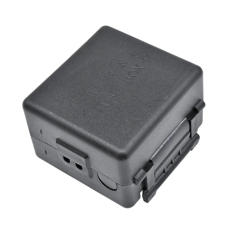 Black Case Outer Case Relay Box for DC 12V 1 Channel 1-CH 433MHz Wireless Relay Module RF Remote Control Relay Filter Fuse Box