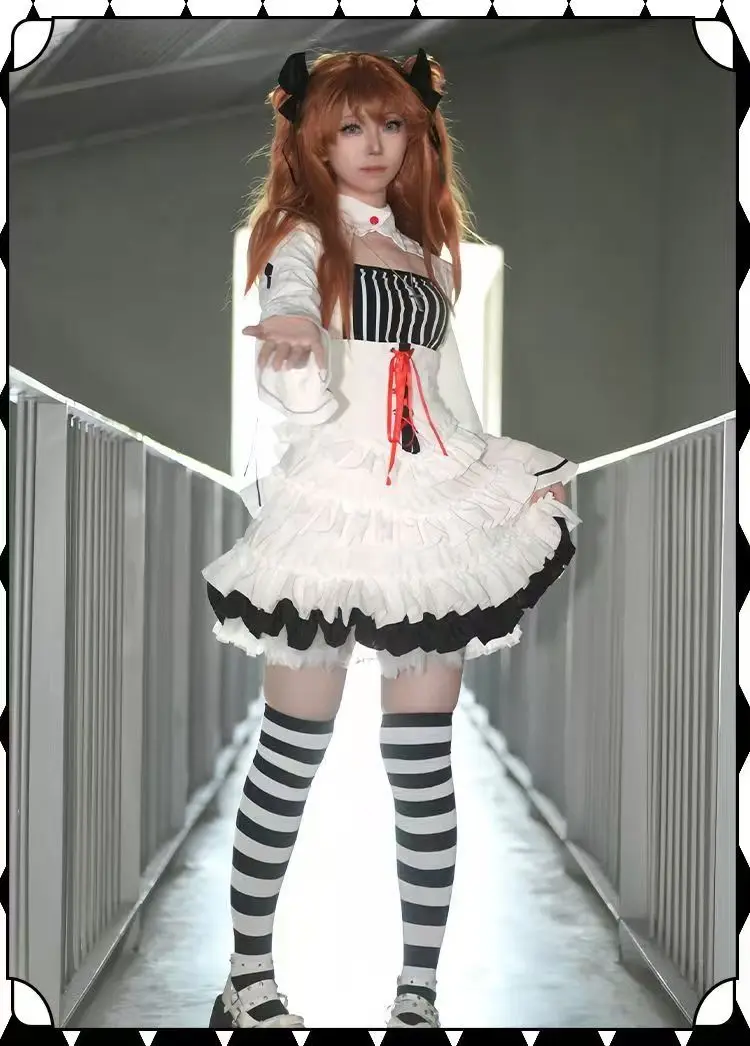 أزياء Asuka Langley Soryu التأثيرية الجديدة لعام 2026 أزياء القرن الجديد التأثيرية بدلة الرسوم المتحركة الأنيمي #6