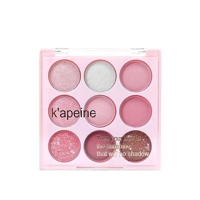 Kapeine Ijs Oogschaduw Palet Mat Schattig Natuurlijk Blush Waterdicht Langdurige Oogschaduw Schoonheid Vrouwelijke Make-up Cosmetica