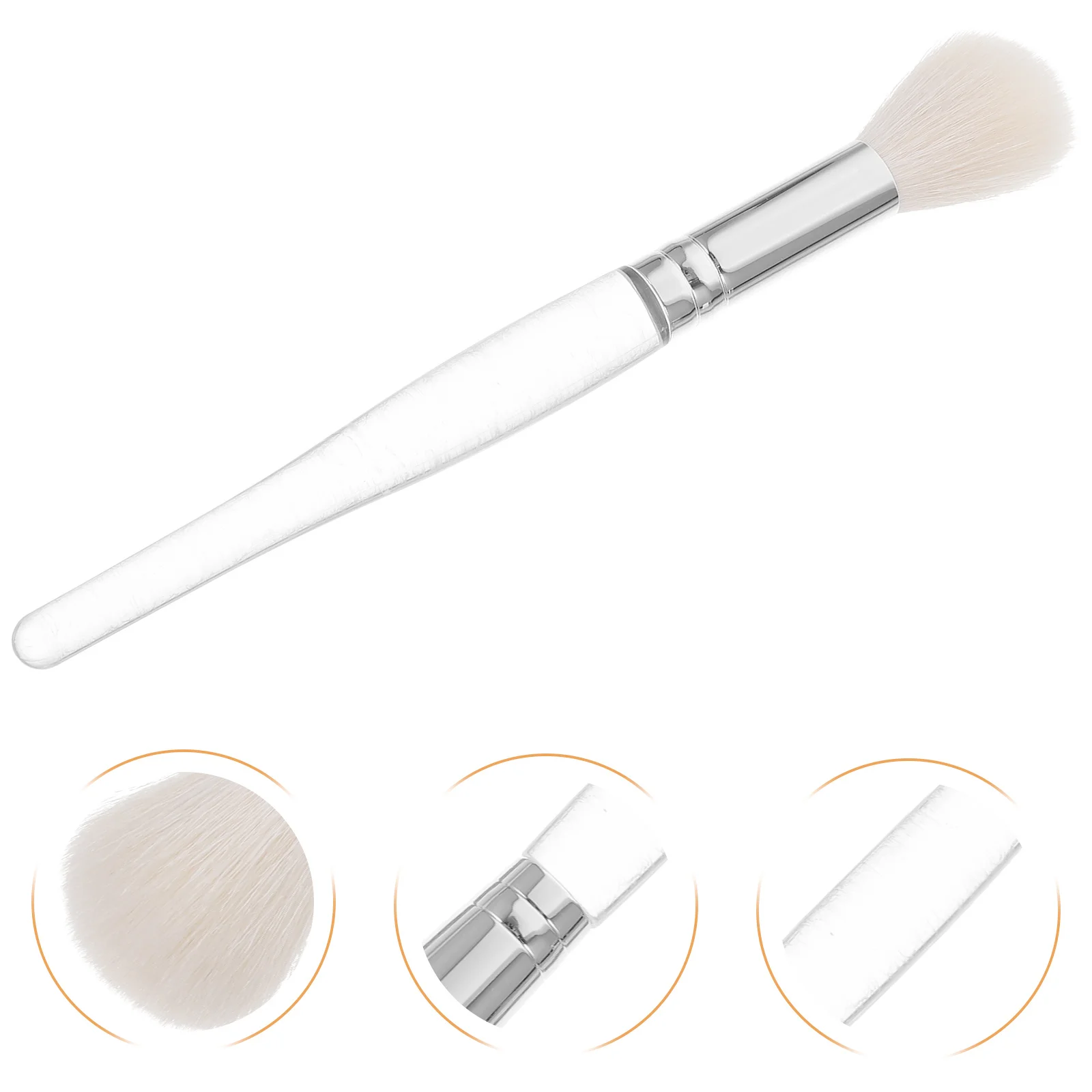 Makeup Brush Wool Multiuse Blush Highlighter Nose Shadow Powder Brush Soft Bristles Face Makeup Tool Make Up Blush