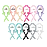 Heatless Curling Rod Headband No Heat Silk Curls Ribbon Hair Rollers Sleeping Soft Headband Lazy Hair Curlers Hair Styling Tools 4