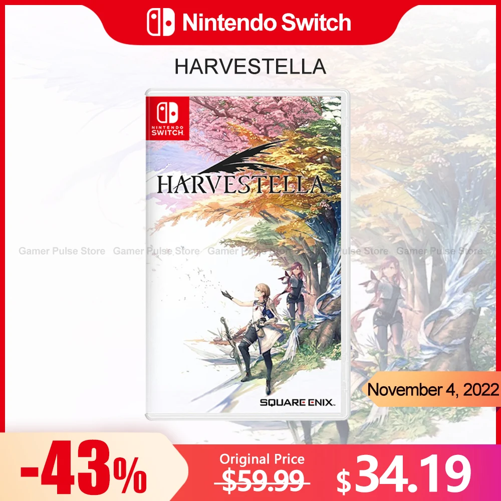 HARVESTELLA Nintendo Switch Game Deals 100% Official Physical Game Card 1 Player RPG Simulation Genre for Switch Game Console