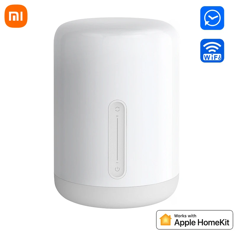 

100% Origianl Xiaomi Mijia Bedside Lamp 2 Smart Light Voice Control Touch Switch Mi Home App Led Bulb for Apple Homekit Siri H30