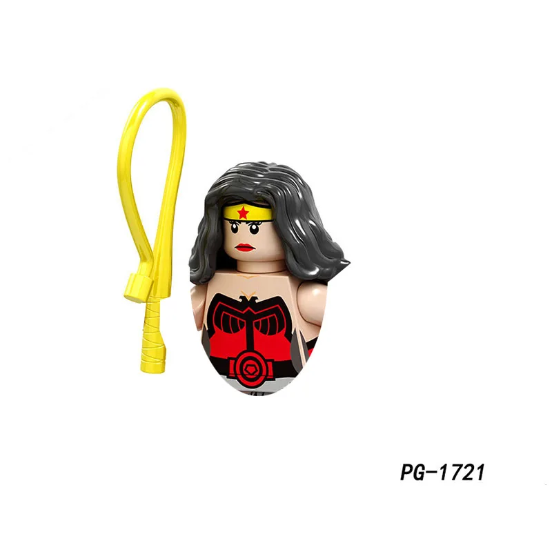 PG8196 마블 히어로즈 광대 원더우먼 데어디블 블록 장난감 소년 생일 선물