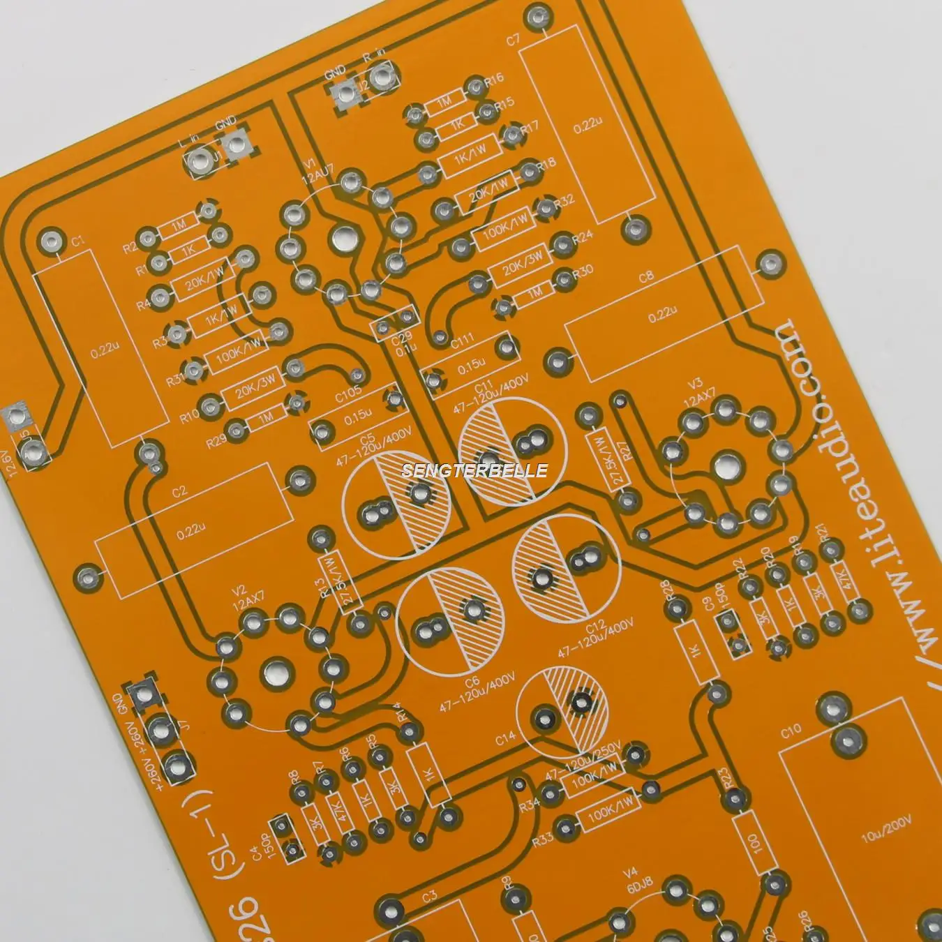 لوحة مضخم أنبوب HiFi LS26 قاعدة PCB على دائرة Cat SL-1 Preamp