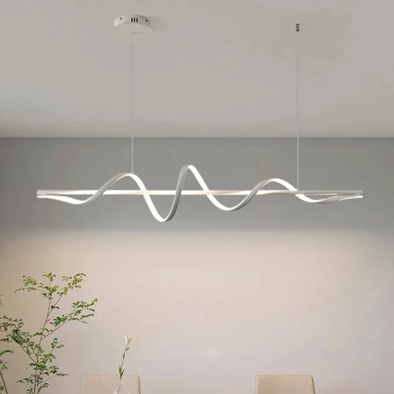 Modern Water Ripple Pendant Lights For Dining Living Room Kitchen Island Chandelier Lamp Decor Indoor Lighting Lusters Luminaire