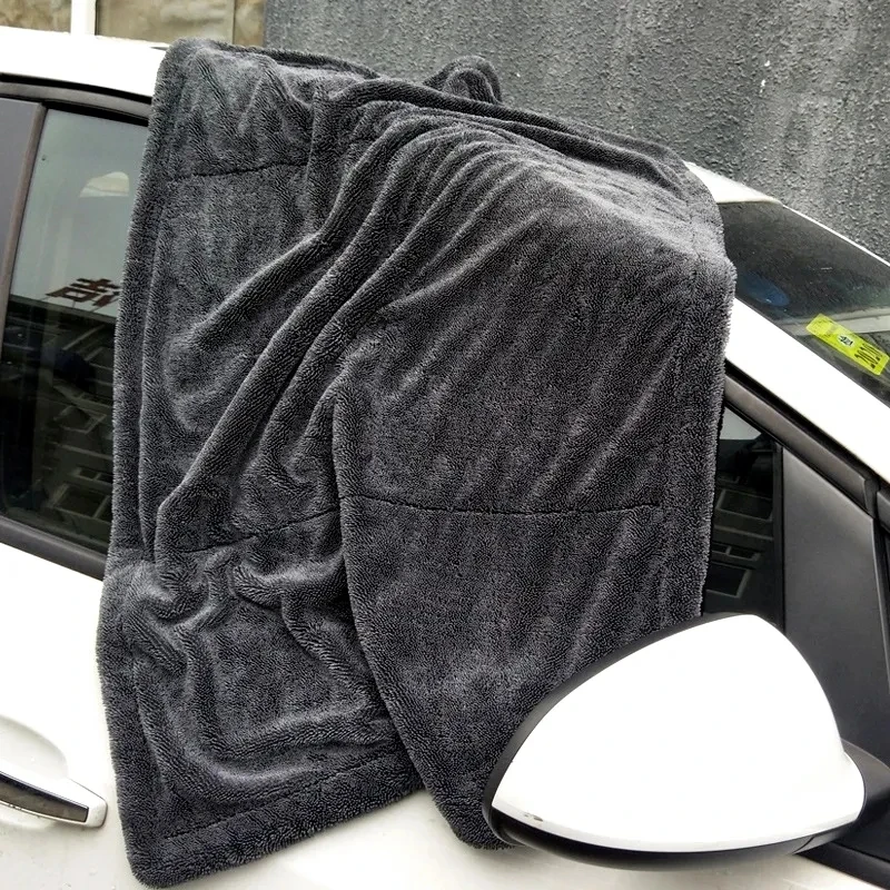 

Microfiber Car Wash Towels Double Drying Microfibre Care Detailing Auto Cleaning Super Absorbent Cloth