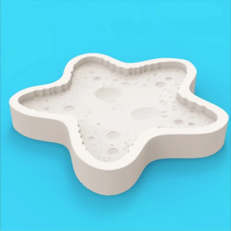 Cute Starfish Baking Mold, Chocolate Fondant Embossing Tool, Ocean-Themed Dessert Chocolate Decoration DIY Silicone Mold view 5
