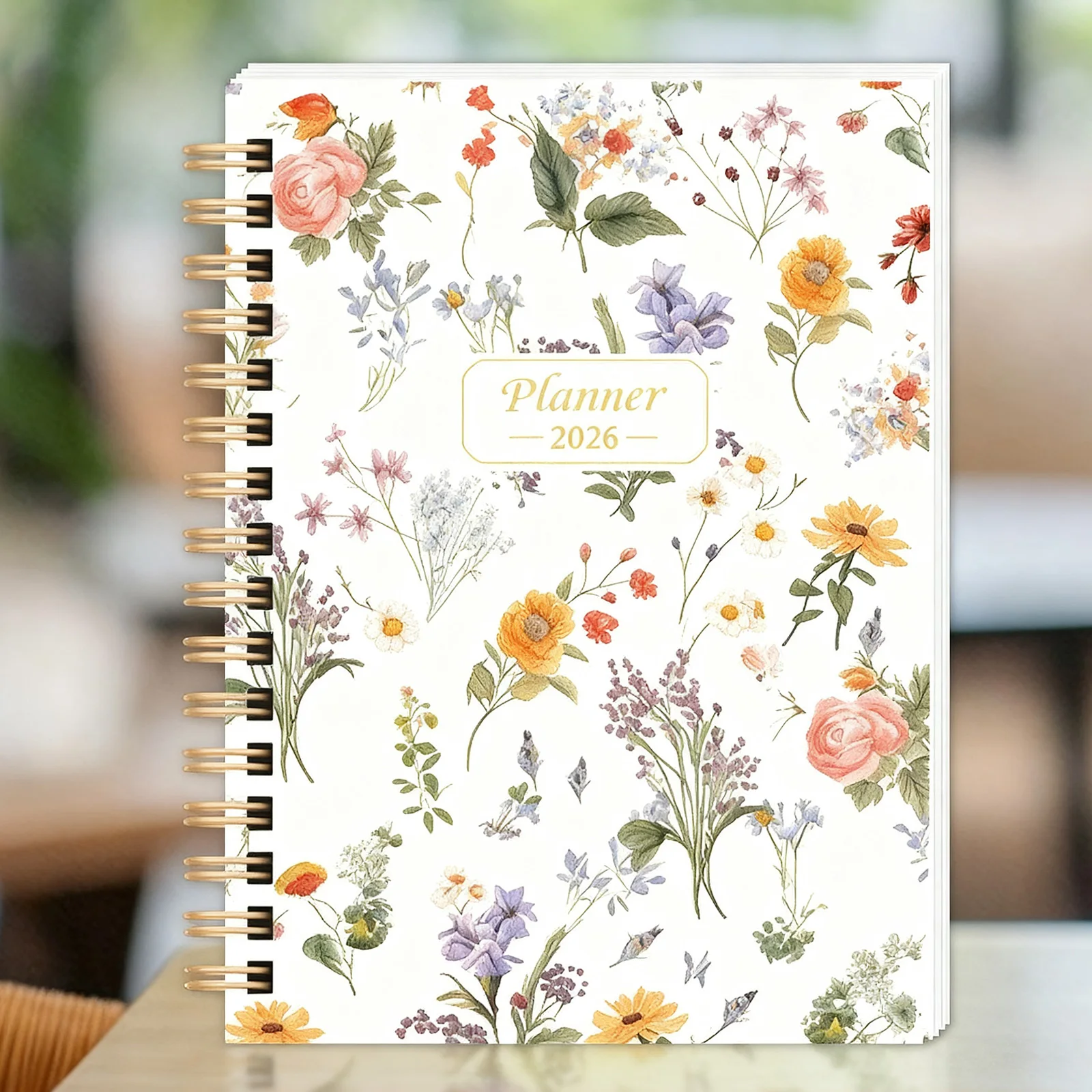 

Еженедельный и ежемесячный календарь-планировщик с вкладками и бумагой премиум-класса с вдохновляющими цитатами, заметки для офиса, школы