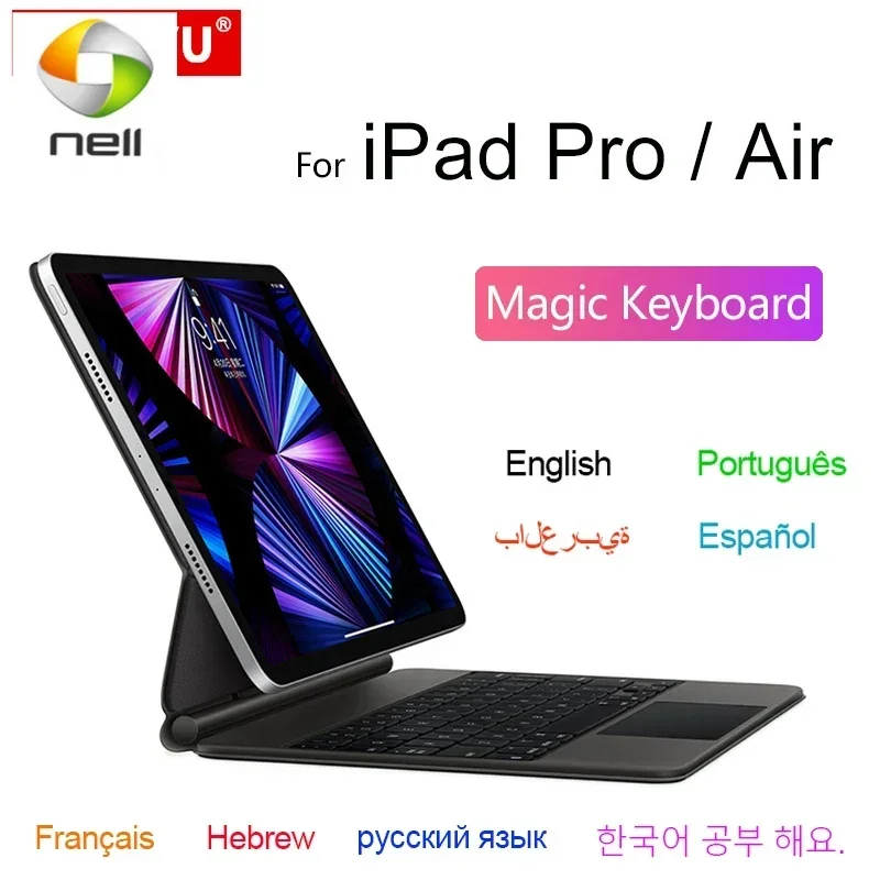 Folio Smart Magic Keyboard Case For iPad Pro 11 Air 5 4 Air5 2022 2020 Pro 12.9 6th 5th 4th 3rd Gen Case Touchpad Keyboard Cover