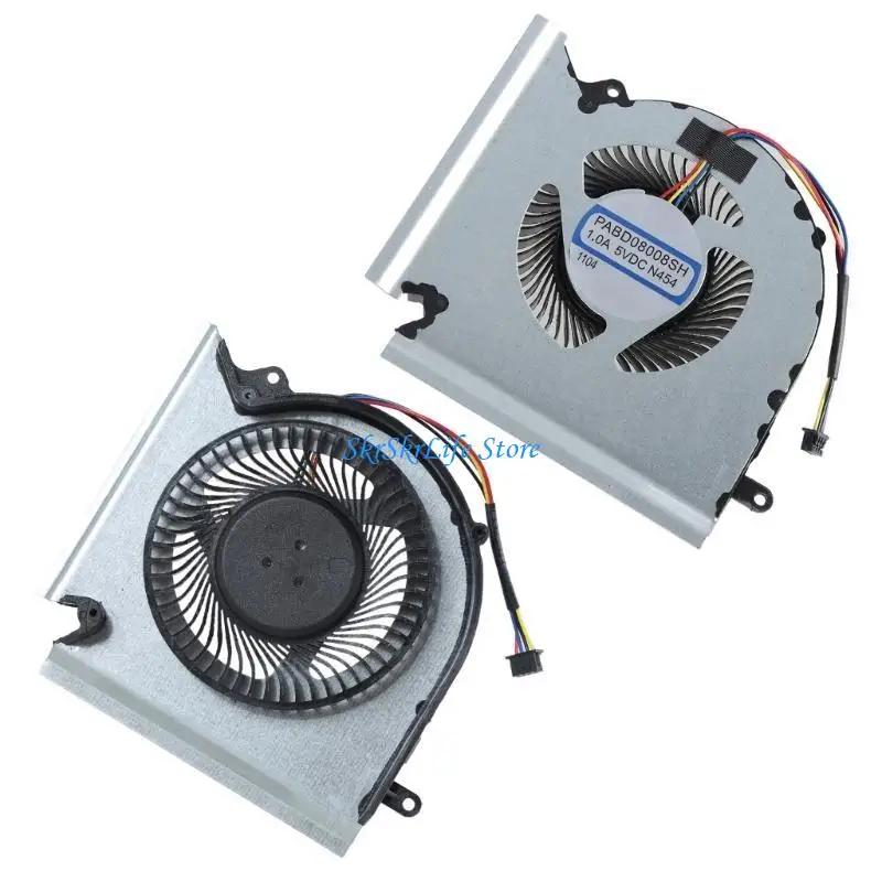 E65E para MSI GE66 GP66 MS-1542 Notebook CPU GPU FABRAS REFRIGENÇÃO DC5V / 1A PABD08008SH