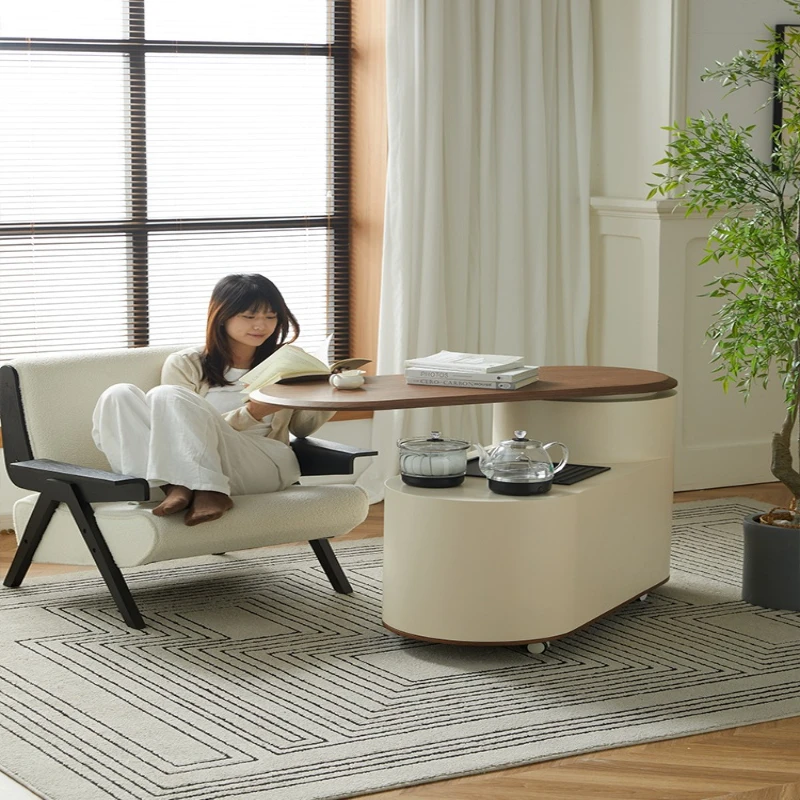 

Movable tea table Living room Home sofa Small tea cart Coffee table