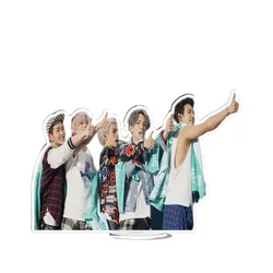 SHINEE Lee Tae-min Onew Kim Jonghyun Key Choi Min Ho Photo 12cm Stand Up Acrylic Humanoid Stop Sign Home Desktop Decor Ornaments