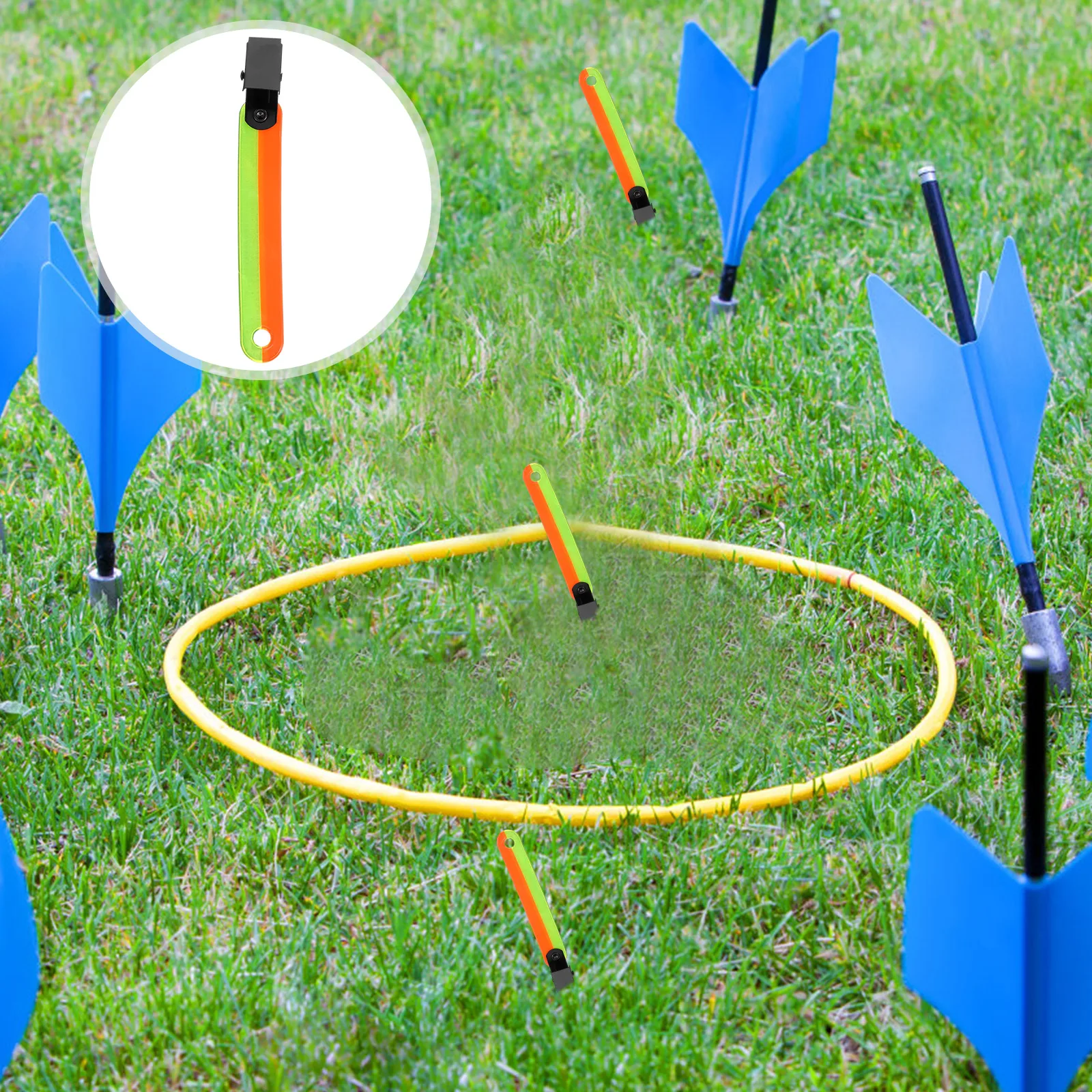 

12pcs B Clips High Camping Gear Accessories Visibility Reflective Trail Markers Camping Hunting Accessories Glow Gear
