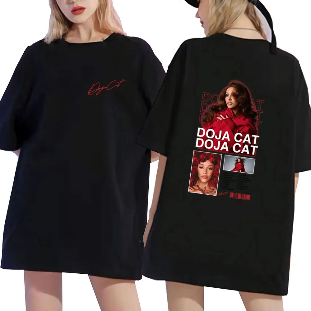 

Doja Cat VIE Album T Shirt Fan Gifts Men's Women Clothing Harajuku Fashion Tops Casual Oversized T-shirt Streetwear Summer Tees