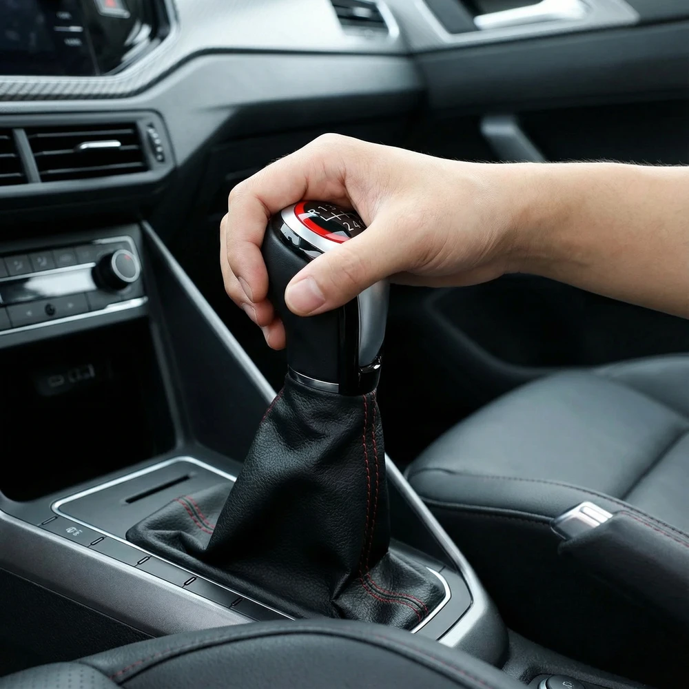 

5-speed/6-speed Manual modification of the car gearshift handle - shift lever dust-proof cover button - gearshift handle. Suitab