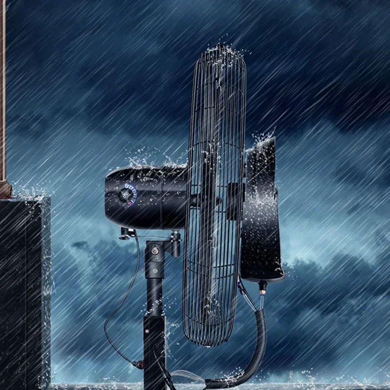 産業用スプレーファン,屋外冷却,ミスト,水加湿,高出力,水噴霧