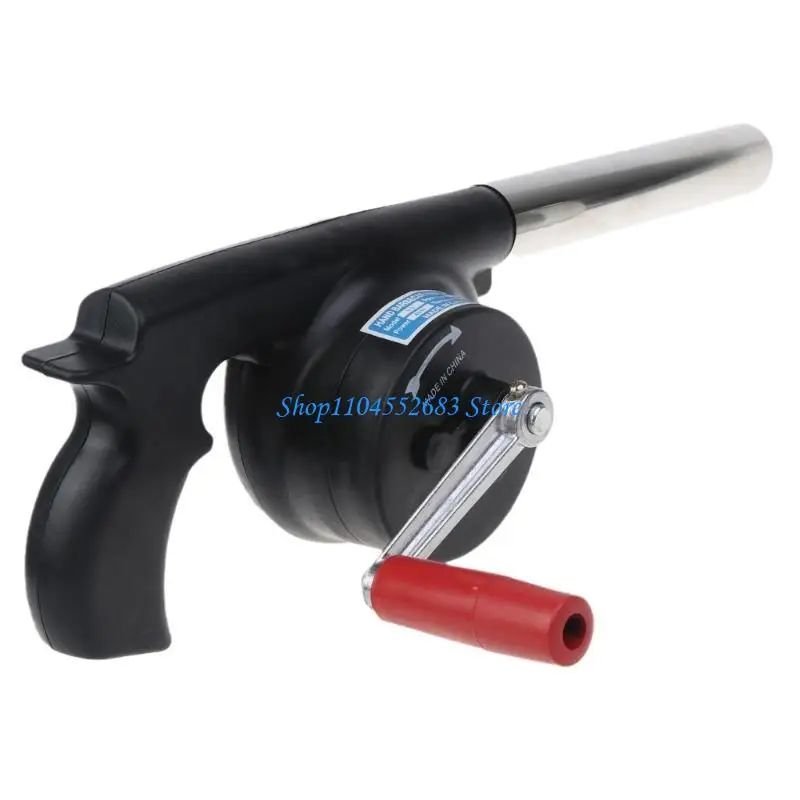 Y6gd manual soplador aire barbacoa aire libre ventilador barbacoa portátiles portátiles a mano BBQ Bellows