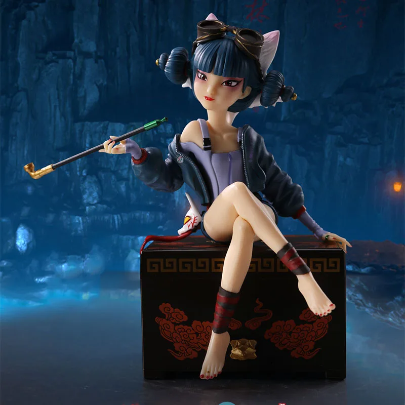 Chaser Animation X Fun Toys 1/12 Chinese Traditional Mythological Novels Green Snake Girl Action Figure Furniture Accessories