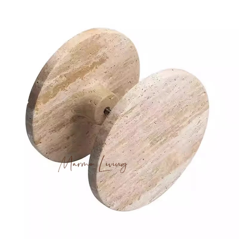 

Italian light luxury natural marble handle clothing coffee shop glass door handle creative large house home decoration handle