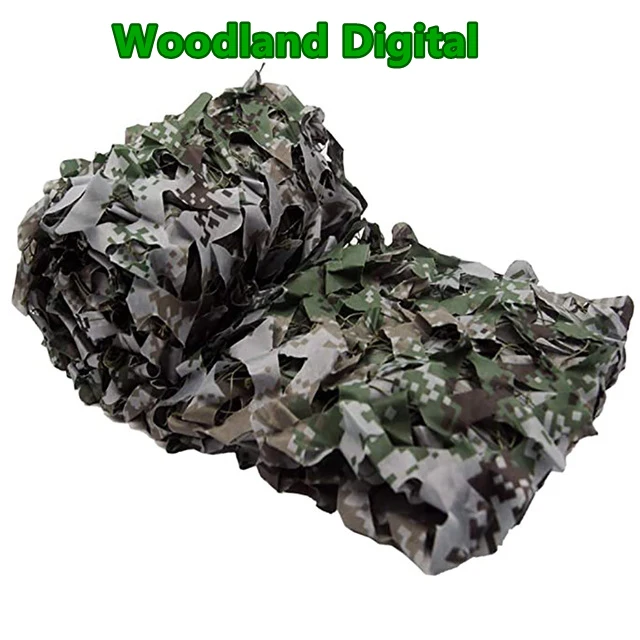 Military Camouflage Net, Pavilion Camouflage Net, Shadow Garden Decoration Net, Green Jungle Camouflage, Beige image 3
