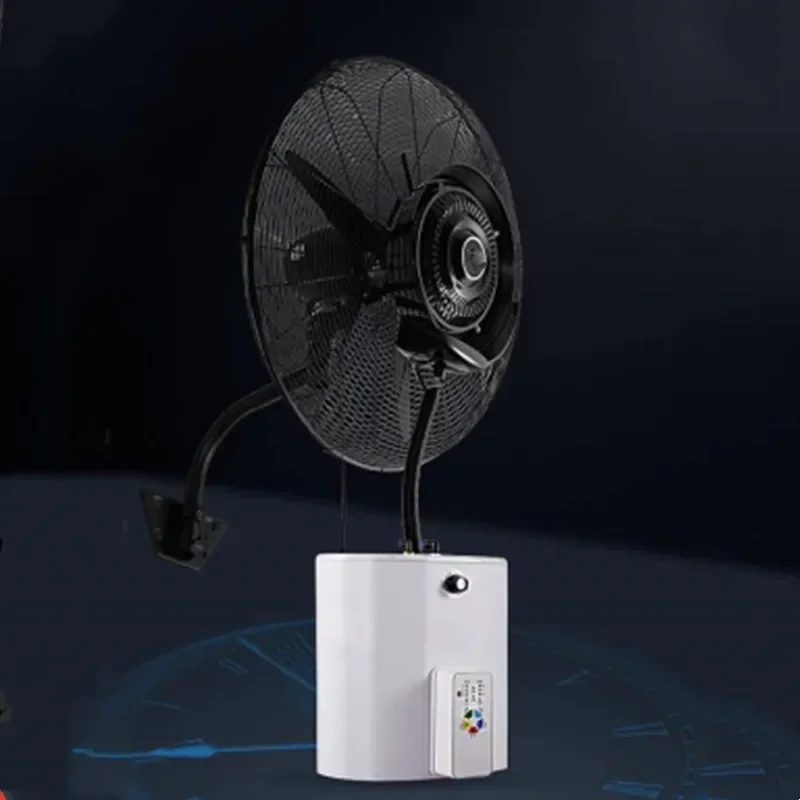 Wall-Mounted Industrial Spray Fan Cooling Water Mist Cooling Air Atomization High Power Powerful Commercial Wall Fan