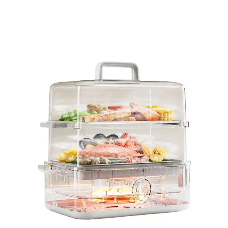 for Smart Electric Steamer 12L Large Capacity Household Multi Function Food Steamer Intelligent Timing Kitchen
