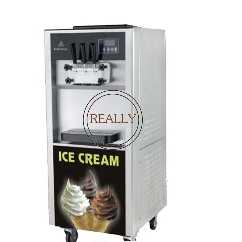 

High Quality 3 Flavor Design Soft Ice Cream Vending Machine Mini Spare Parts for Sale Free Shipping by Sea