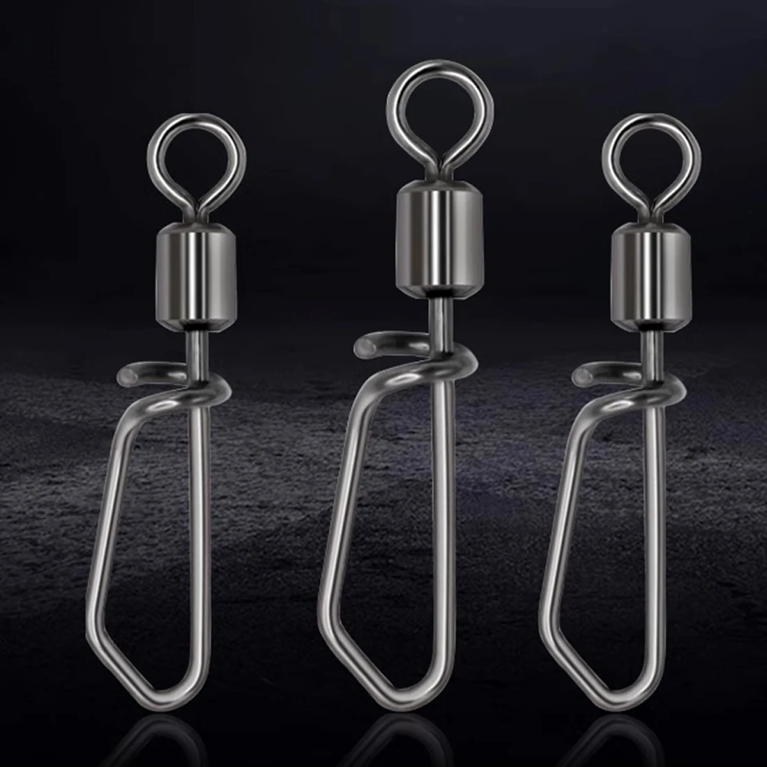 Fish trip Fishing Snap verdeckte Verbindung Lok Wirbel 25 ~ 100 Stück lockt Verbindungs schnapp für Hubschrauber Rigs & Blei Clip – Detail 6