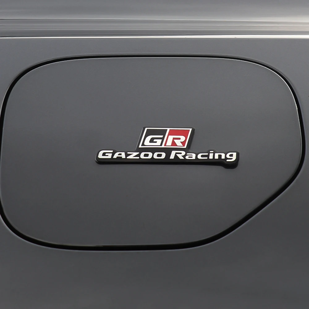 ثلاثية الأبعاد سيارة معدنية ملصق شعار وضع العلامات شعار شارة الشارات لتويوتا Rav4 GR الرياضة غازو سباق C-HR RAV4 ميراي أفينسيس برادو كامري #2