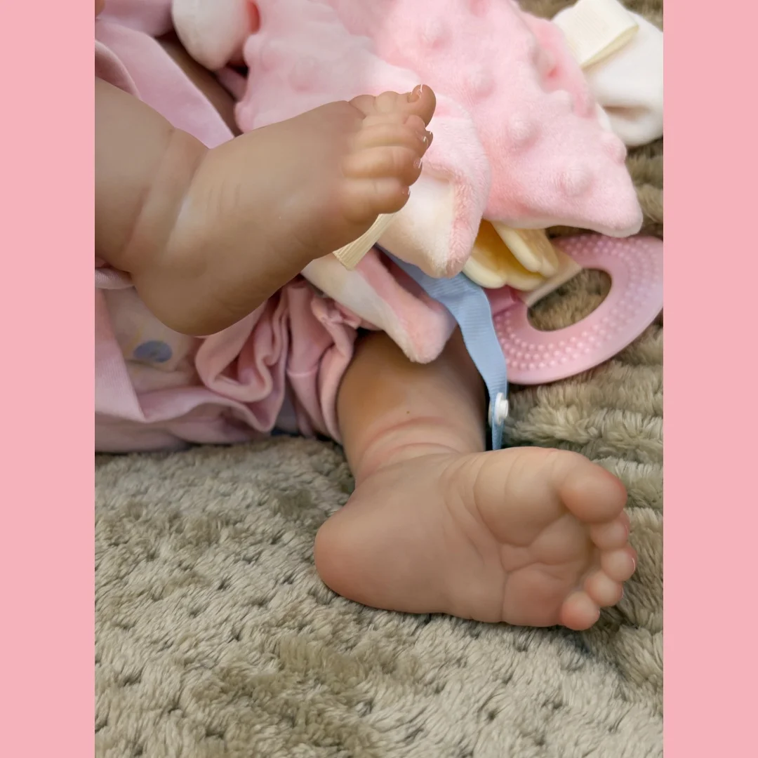 Waterdicht 45cm Knuffelig Full Body Zacht Viny Bettie Bebe Reborn Meisje Met Geschilderd Haar Soft Touch Handgemaakte Levensechte Pasgeboren Pop