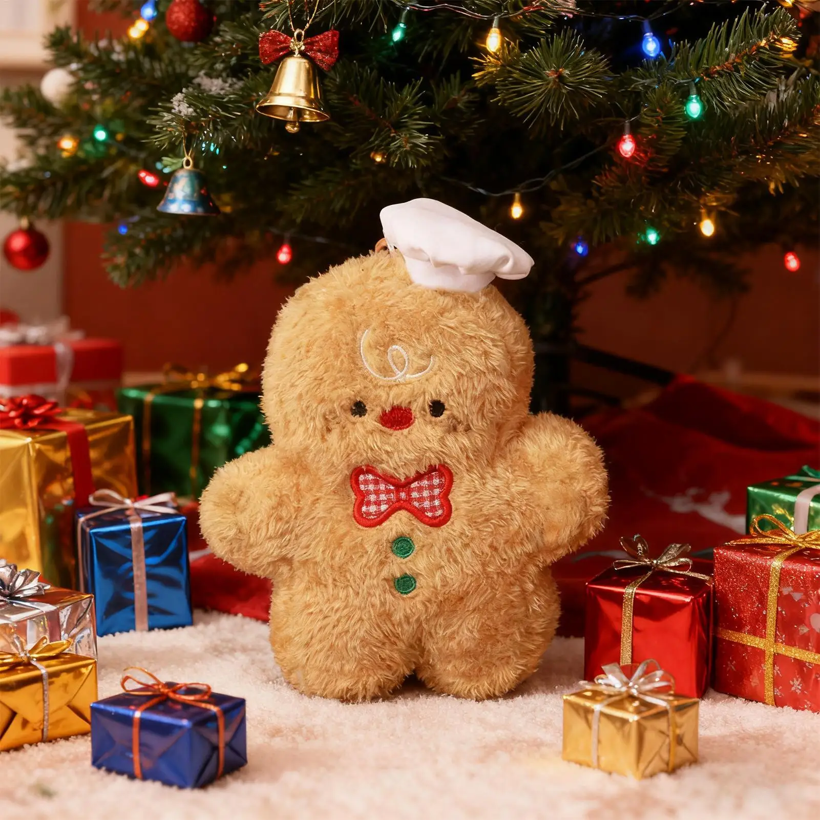 Gingerbread Man Knuffel Leuke Kerst Comfortabel Knuffelkussen Gevulde Gingerbread Man Voor Meisje Tiener Halloween Bruiloft