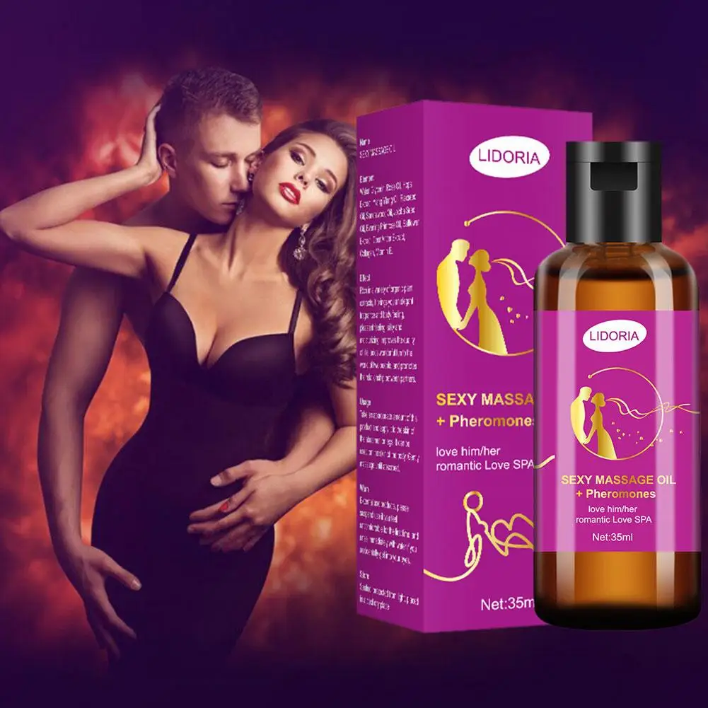 Aceite Esencial de feromonas naturales para hombre y mujer, aceite de masaje Sexy para SPA, relajación romántica, mejora la atracción, cuidado de la piel, 35ml