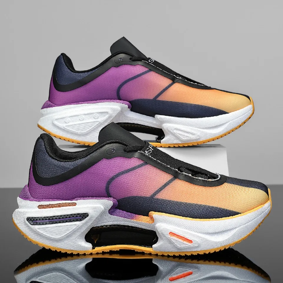 

Уличные модные кроссовки для бега, удобные и дышащие повседневные кроссовки, унисекс-кроссовки с перфорацией и высокой эластичностью