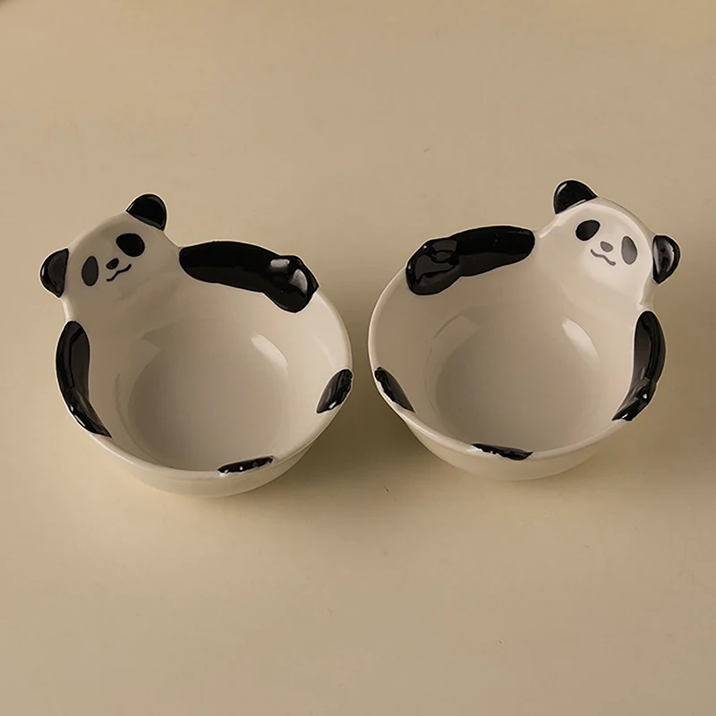 Creative Cute Panda Seasoning Dish Household Kitchen Cartoon Dipping Sauce Dish Children Tomato Sauce Dipped Snack Dish