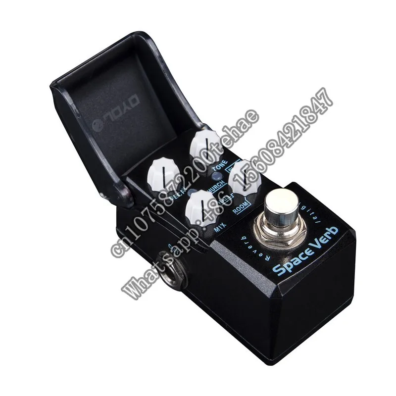 JOYO JF-317 Space Verb Pedal Digital Room Hall Reverb Mini Electric Guitar Effect with Knob Guard True Bypass Guitar Accessories