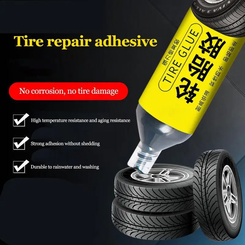 

Car Seal Tire Repair Glue Tire Repair Patch Useful Glue 30ml Rubber Strong Adhesive Waterproof Super-Glue Patch For Rubber Tube