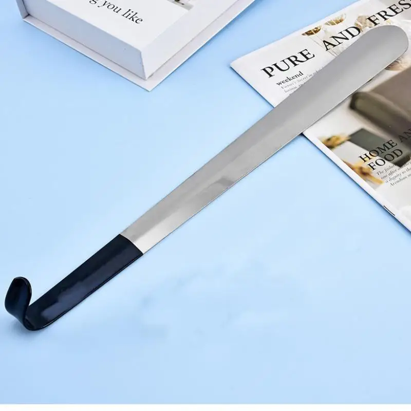Long Handle Shoe Horn Set Inch High Quality Metal With Ergonomic Handle Makes Putting On Shoes Effortless