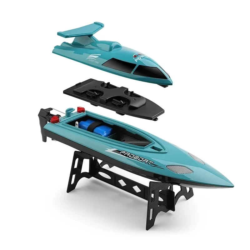 Nuevo Wltoys Rc Wl 911-A 2,4g Rc barco velocidad 21 km/H 370 Motor simular la forma de lancha rápida para piscinas y juguetes de lago regalo para niños